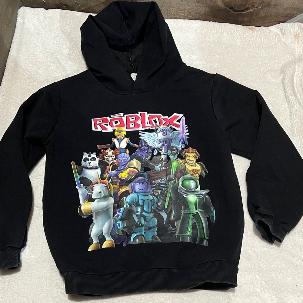 Roblox Kids Black Hoodie
